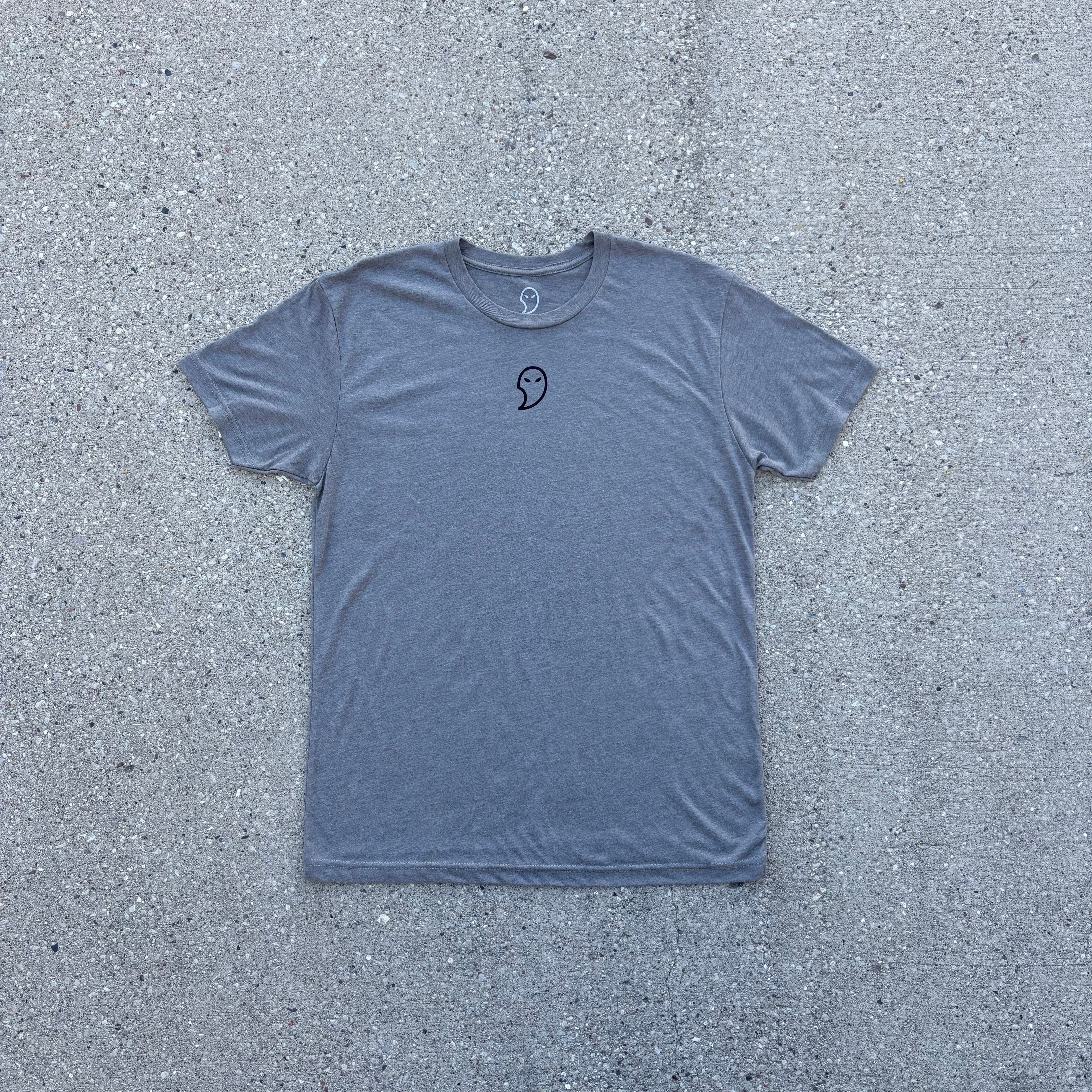 Minimal Ghost T-Shirt grey